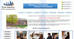 Desktop Screenshot of ecolenapoleon.com